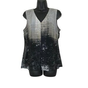 Iris Setlakwe Vibrant Flowing Neutral Top Size 10